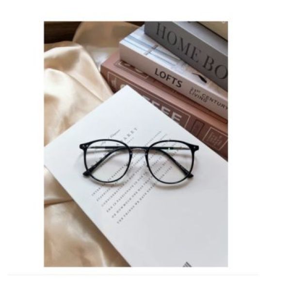 แว่นสายตาสั้น แว่นตากรองแสง เปลี่ยนสี  ( กรอบสีดำ )